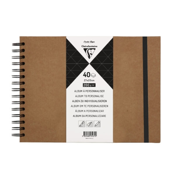 Clairefontaine - Scrap album - Kraft - 200 g - 27 x 20 cm