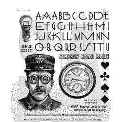 Tim Holtz - 330465 SA - Cling Stamp The Inspector" -TH-CMS465