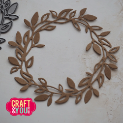 Craft & You - Die - Leaf Wreath / Bladkrans