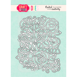 Craft & You - Die - Flower Background / Blomsterbaggrund