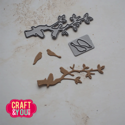 Craft & You - Die - Birds on a branch / Fugle p� gren