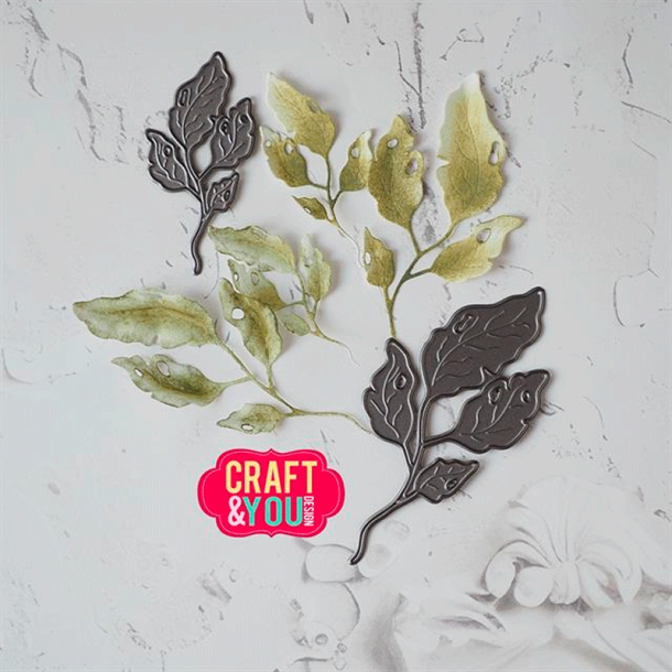 Craft & You - Die - Vintage Leaves by Gosia / Gammeldags blade