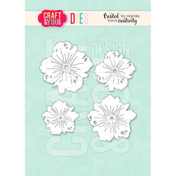 Craft & You - Die - Vintage Flowers by Gosia / Gammeldags blomster