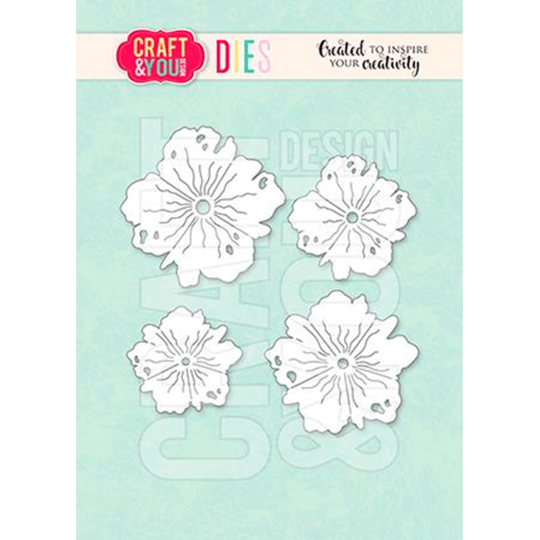 Craft & You - Die - Vintage Flowers by Gosia / Gammeldags blomster