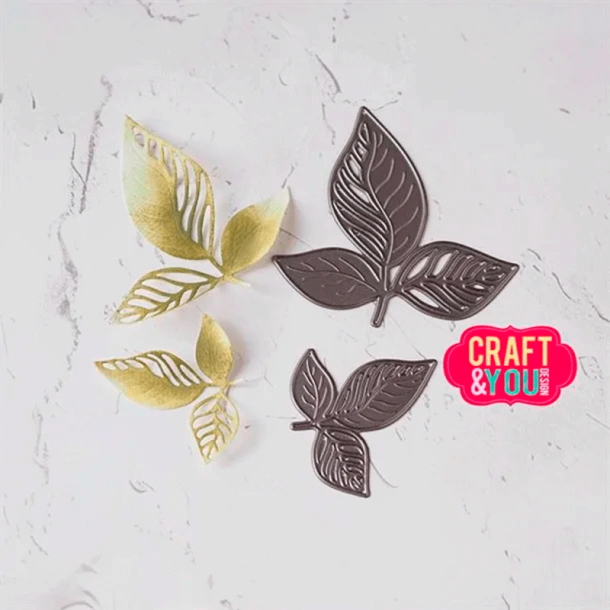 Craft & You - Die - Openwork Leaves by Gosia / Gennembrudte blade
