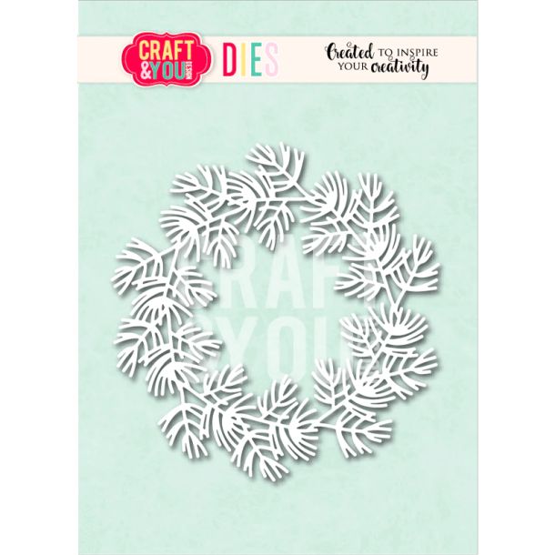 Craft & You - Die - Pine Wreath / Grankrans