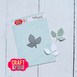 Craft & You - Die - Bea's Rose Leaves / Rose blad