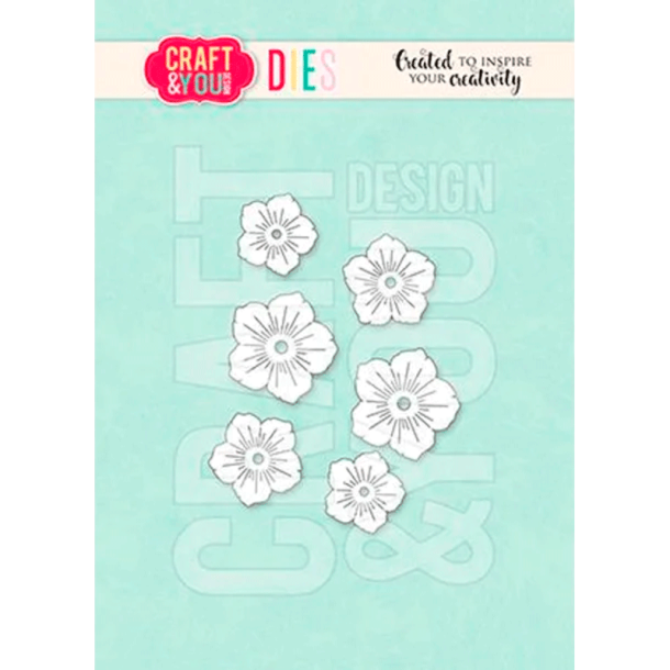 Craft &amp; You - Die - Mini Flowers by Gosia / Sm blomster