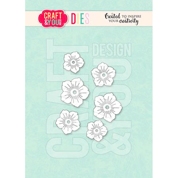 Craft & You - Die - Mini Flowers by Gosia / Sm blomster