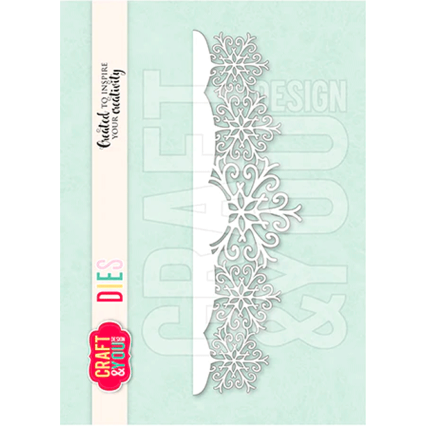 Craft & You - Die - Snowflakes Border / Snefnugkant