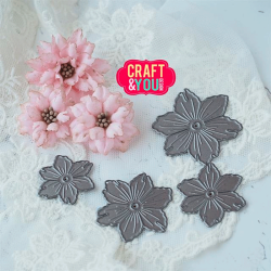 Craft &amp; You - Die - Sweet Flowers by Gosia / Sde blomster