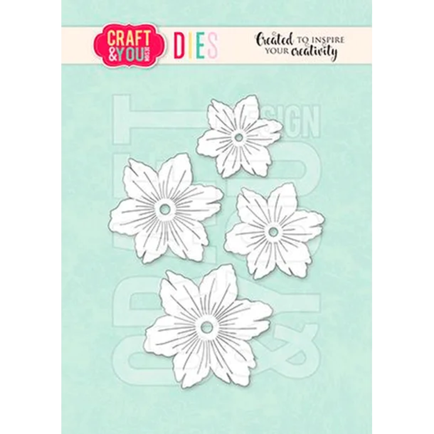 Craft & You - Die - Sweet Flowers by Gosia / Sde blomster