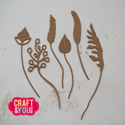 Craft & You - Die - Wildflowers by Gosia / Vilde blomster