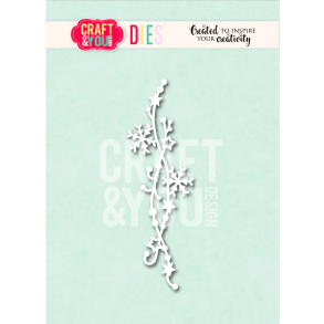 Craft & You - Die - Winter Hanging Strip by Magda / Hngende vintertrd