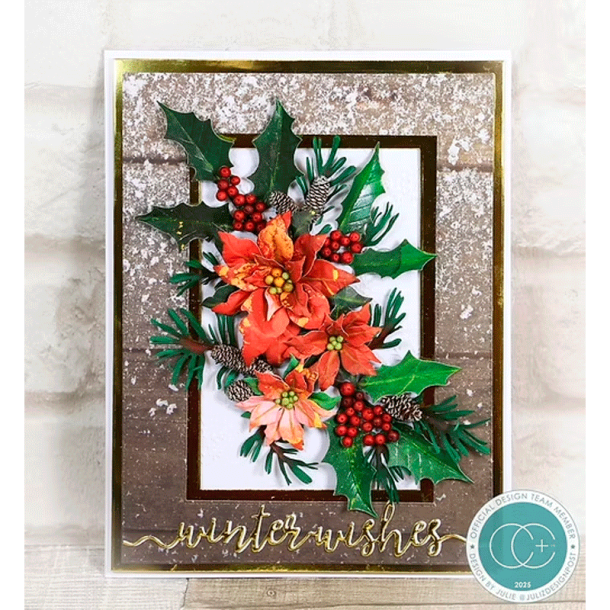 Craft Consortium - Blok 12" - Ink Drops - Festive