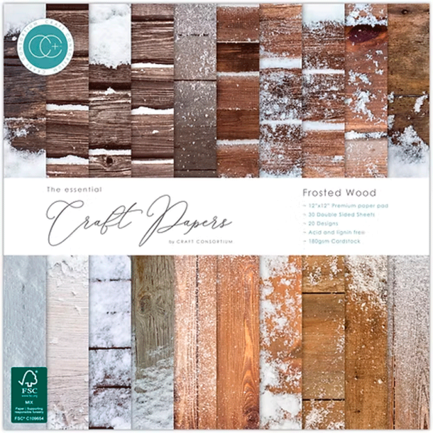 Craft Consortium - Blok 12" - Frosted Wood