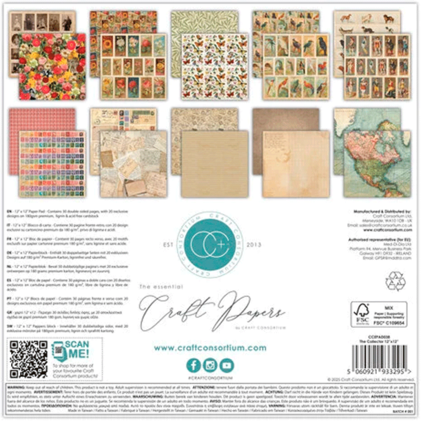 Craft Consortium - Blok 12" - The Collector / Samleren