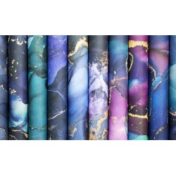 Craft Consortium - Blok 6" - Ink Drops - Midnight