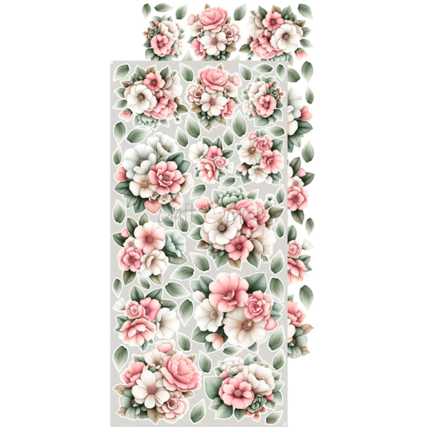 Craft O' Clock - Blok 15 x 30 cm - Baby Girl Universe / Pigebarn - Extra Set - Klippeark