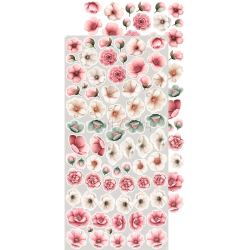 Craft O' Clock - Blok 15 x 30 cm - Baby Girl Universe / Pigebarn - Extra Set - Klippeark