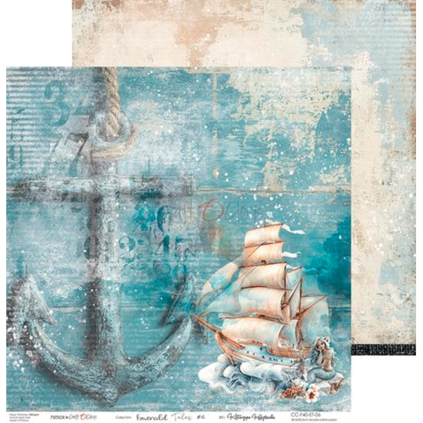 Craft O' Clock - Blok 12" - Emerald Tales 