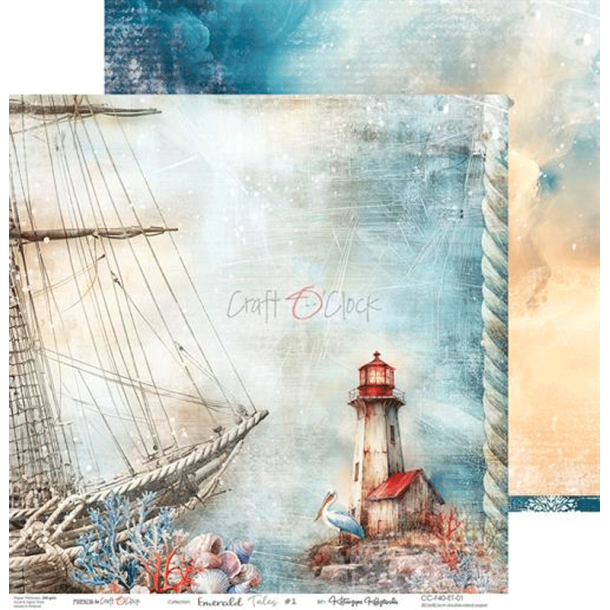 Craft O' Clock - Blok 12" - Emerald Tales 