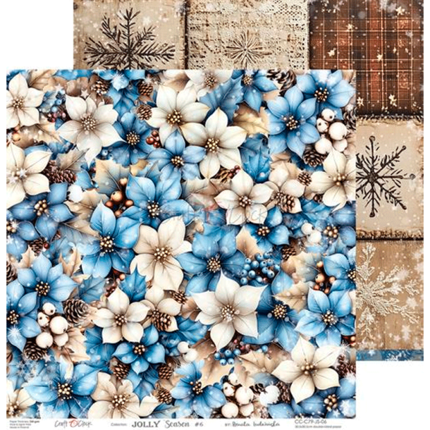 Craft O' Clock - Blok 12" - Jolly Season / Gldelig sson