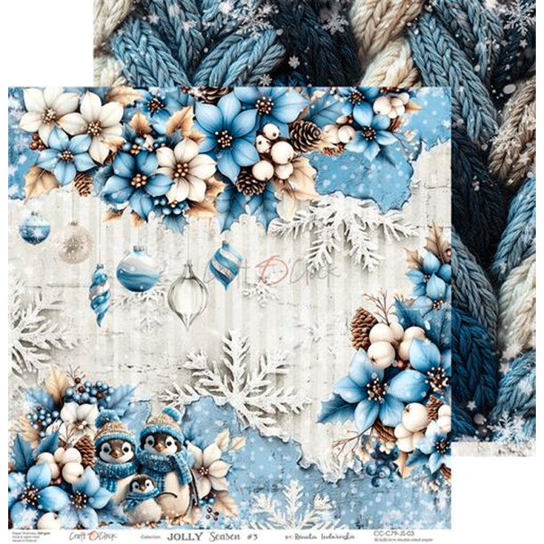 Craft O' Clock - Blok 12" - Jolly Season / Gldelig sson