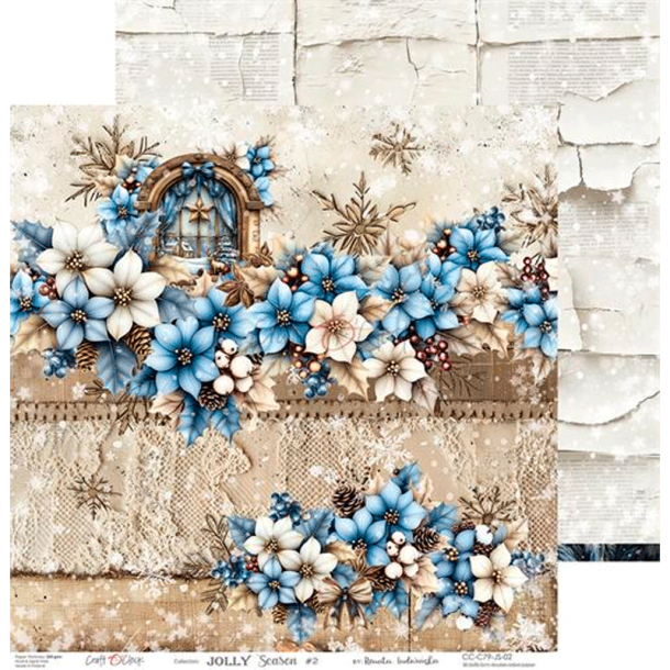 Craft O' Clock - Blok 12" - Jolly Season / Gldelig sson