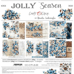 Craft O' Clock - Blok 12" - Jolly Season / Gldelig sson