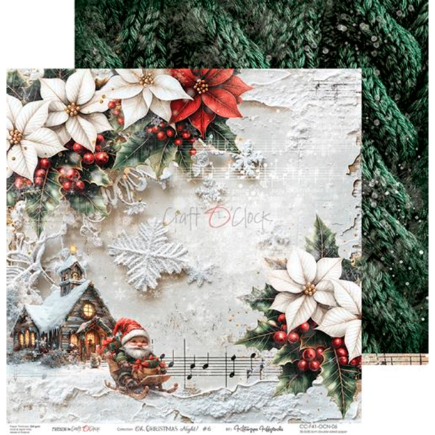 Craft O' Clock - Blok 12" - Oh, Christmas Night / Julenat