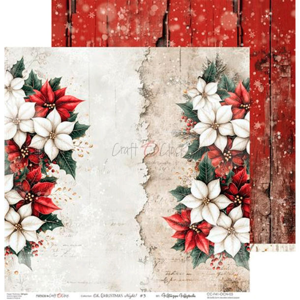 Craft O' Clock - Blok 12" - Oh, Christmas Night / Julenat