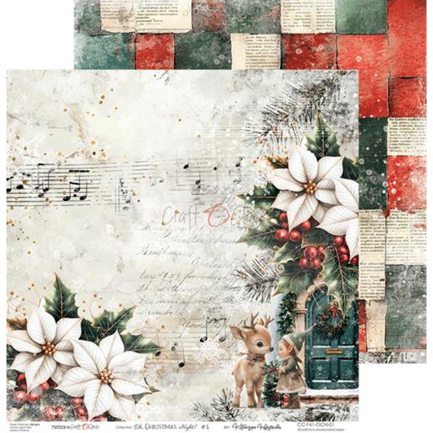Craft O' Clock - Blok 12" - Oh, Christmas Night / Julenat