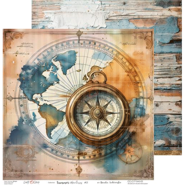 Craft O' Clock - Blok 12" - Summer Adventures / Sommereventyr