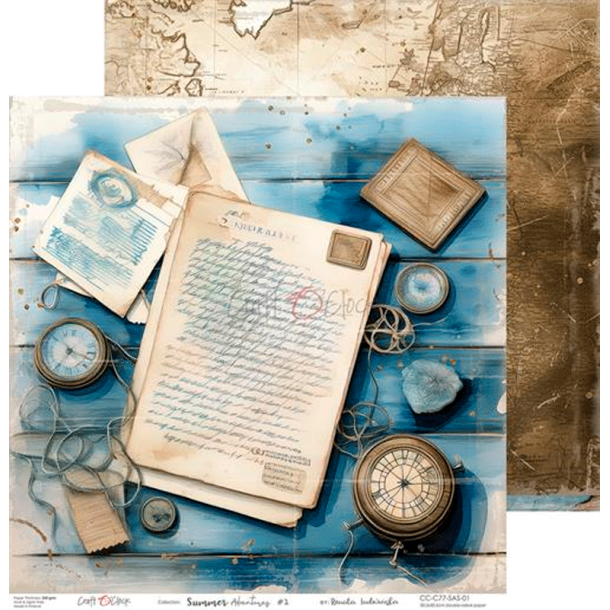 Craft O' Clock - Blok 12" - Summer Adventures / Sommereventyr