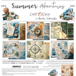 Craft O' Clock - Blok 12" - Summer Adventures / Sommereventyr