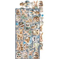 Craft O' Clock - Blok 15 x 30 cm - Baby Boy Universe / Drengebarn - Extras Set Mix - Klippeark