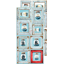 Craft O' Clock - Blok 15x30cm - Emerald Tales - Extras Set - Flowers / Blomster