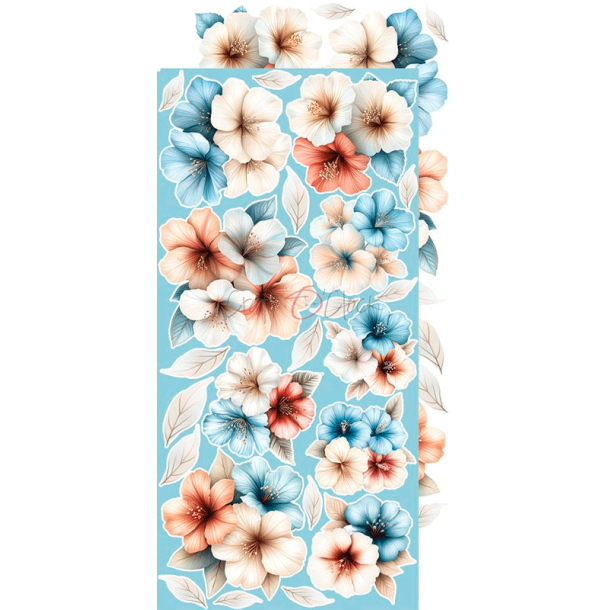 Craft O' Clock - Blok 15x30cm - Emerald Tales - Extras Set - Flowers / Blomster