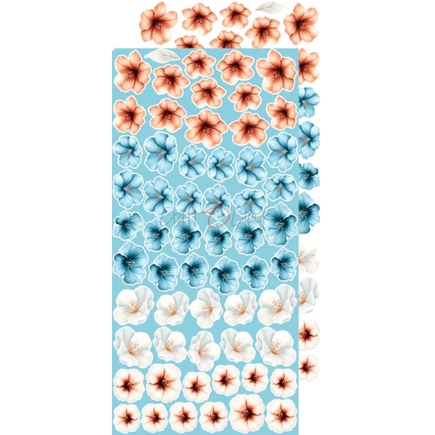 Craft O' Clock - Blok 15x30cm - Emerald Tales - Extras Set - Flowers / Blomster