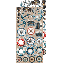 Craft O' Clock - Blok 15x30cm - Emerald Tales - Extras Set - Emerald