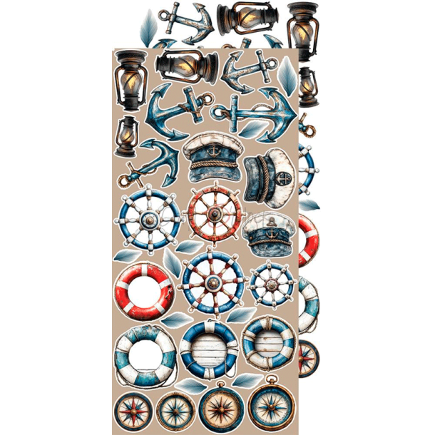 Craft O' Clock - Blok 15x30cm - Emerald Tales - Extras Set - Emerald