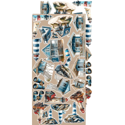 Craft O' Clock - Blok 15x30cm - Emerald Tales - Extras Set - Mix / Blandet