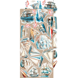 Craft O' Clock - Blok 15x30cm - Emerald Tales - Extras Set - Mix / Blandet