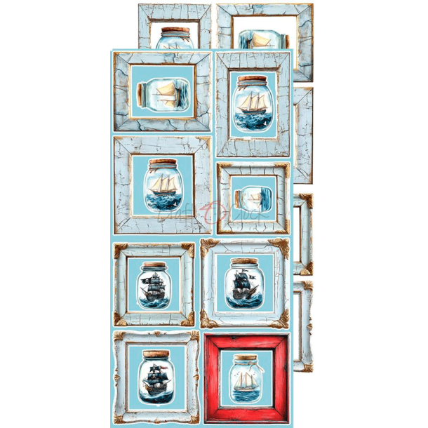 Craft O' Clock - Blok 15x30cm - Emerald Tales - Extras Set - Mix / Blandet