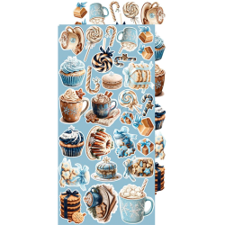 Craft O' Clock - Blok 15 x 30cm - Jolly Season / Gl�delig s�son - Ekstra s�t mix