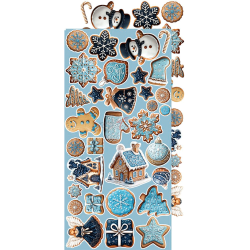 Craft O' Clock - Blok 15 x 30cm - Jolly Season / Gl�delig s�son - Ekstra s�t mix