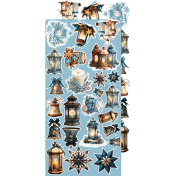 Craft O' Clock - Blok 15 x 30cm - Jolly Season / Gl�delig s�son - Ekstra s�t mix