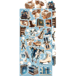 Craft O' Clock - Blok 15 x 30cm - Jolly Season / Gl�delig s�son - Ekstra s�t mix