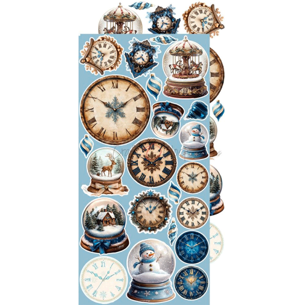 Craft O' Clock - Blok 15 x 30cm - Jolly Season / Gl�delig s�son - Ekstra s�t mix